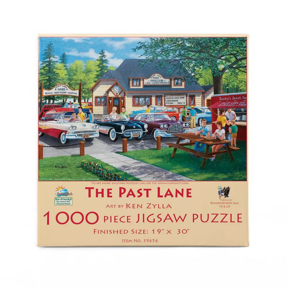 Puzzle - Sunsout - The Past Lane 1000Pc