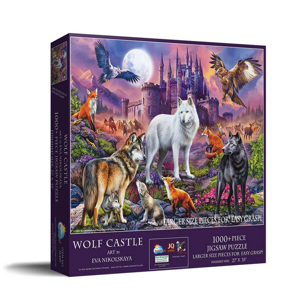 Puzzle - Sunsout - Wolf Castle 1000Pcxl
