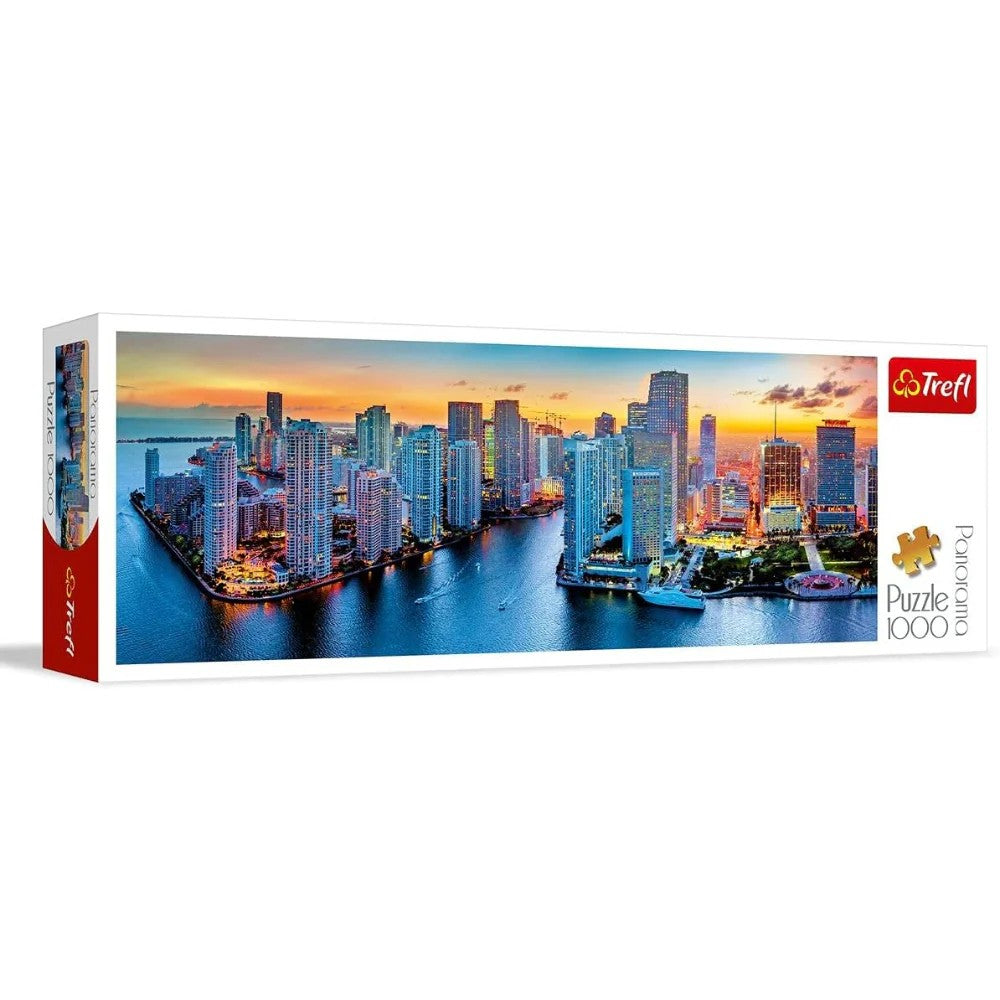 Puzzle - Trefl Park - Panorama;Miami After Dk 1000Pc