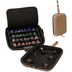 PREORDER U2 ENHANCE Designer Edition Dice Tray - Dice Case and Dice Holder (28+ Dice & EVA Shell) (Tan)