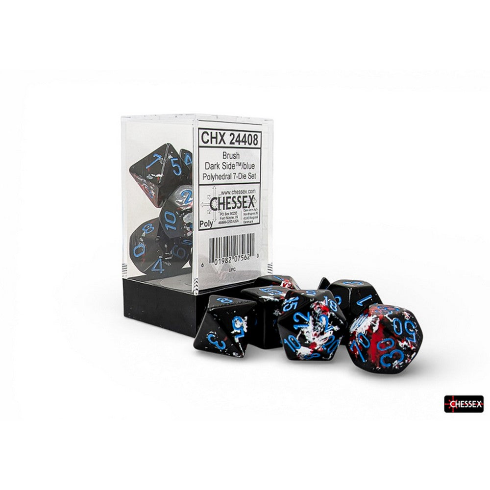 U2 CHX 24408 Brush Polyhedral Dark Side/blue 7-Die Set