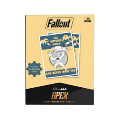 PREORDER U2 Ultra Pro: UP16807 Fallout - Vault Boy - The Outside World 105ct APEX DECK PROTECTOR Sleeves