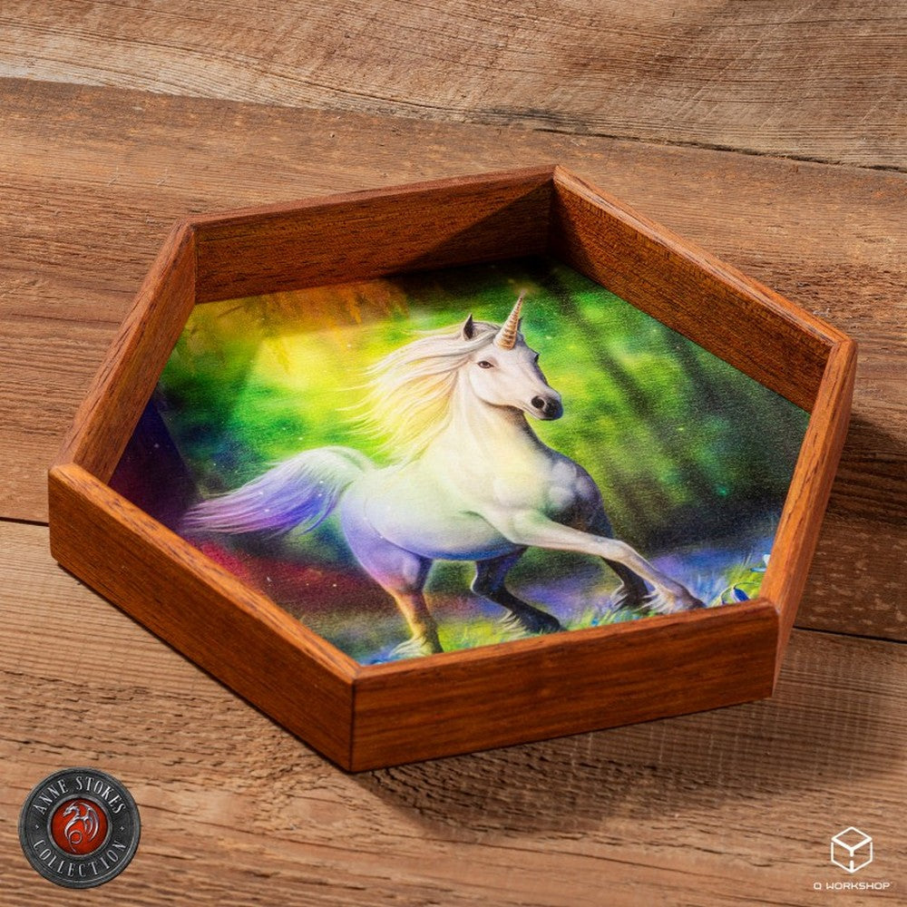 PREORDER U2 Anne Stokes Dice Tray: Chase The Rainbow