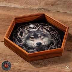 U2 Anne Stokes Dice Tray: Night Forest