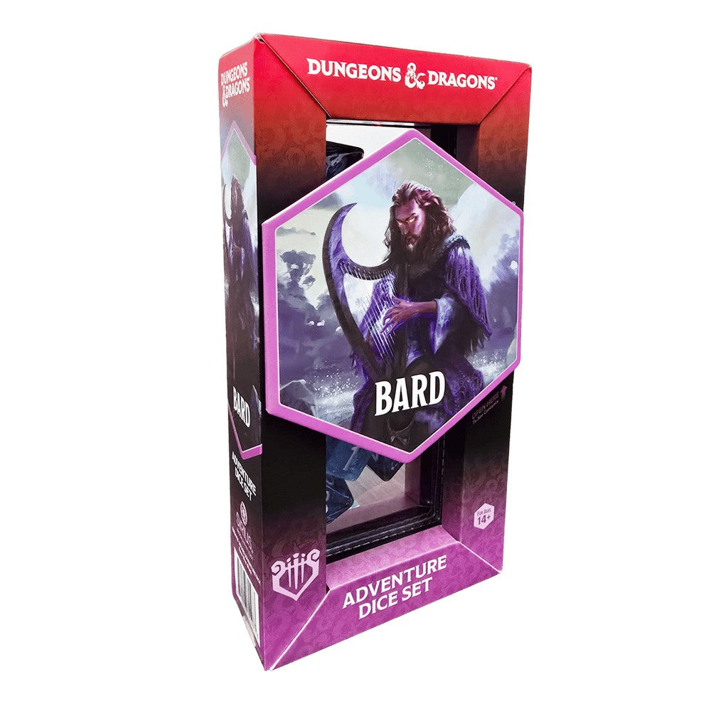 PREORDER Sirius Dice - D&D Adventure Dice - Bard - Blue; Black