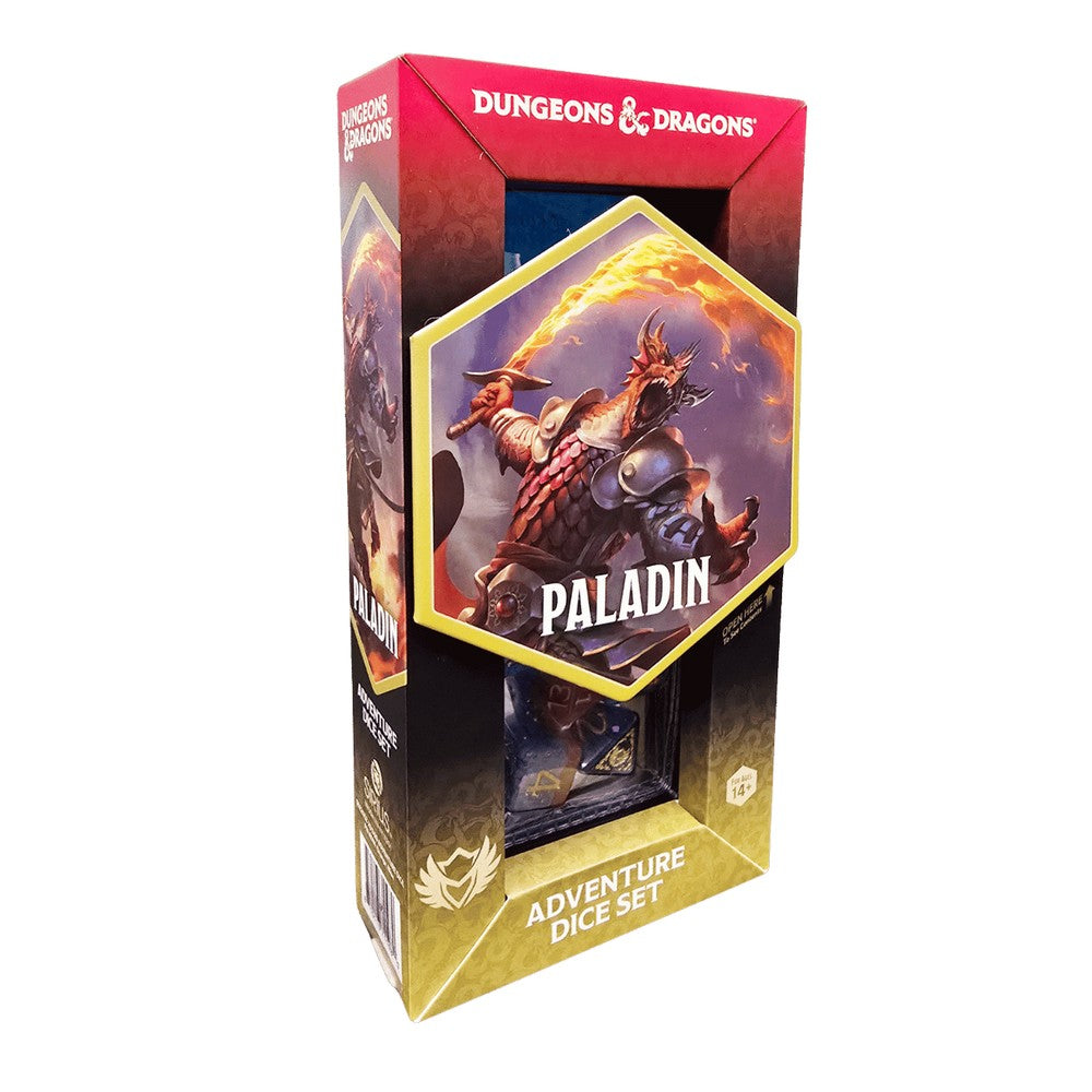 PREORDER Sirius Dice - D&D Adventure Dice - Paladin - Orange; Blue