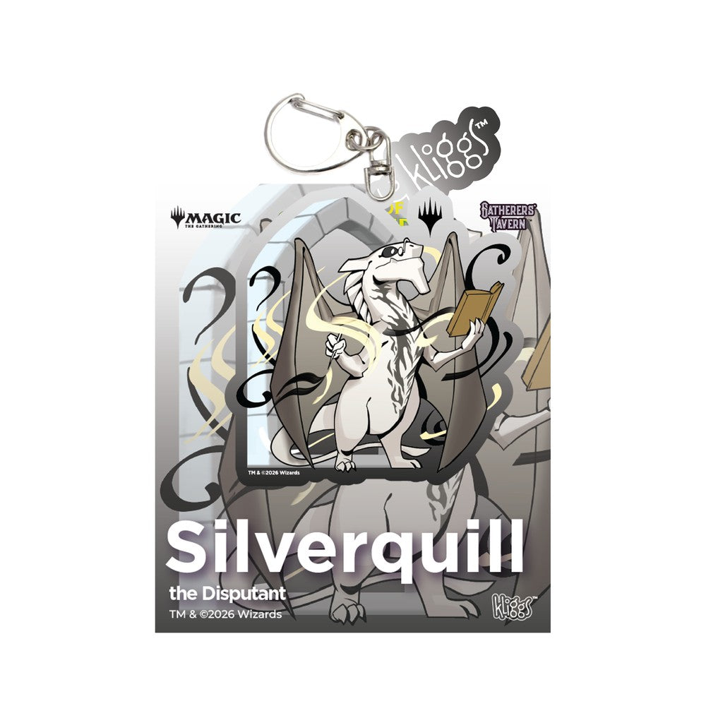 PREORDER Gatherers Tavern - Keychain - Secrets of Strixhaven - Silverquill Kliggs