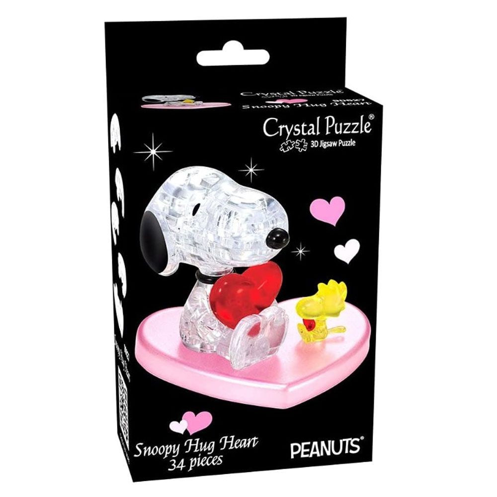 PREORDER Puzzle - 3D - Snoopy Hug Hart Crystal
