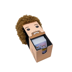 PREORDER Ultra Pro: UP16672 Bob Ross - Headcase Alcove Flip Deck Box Card Container for Tabletop Gaming