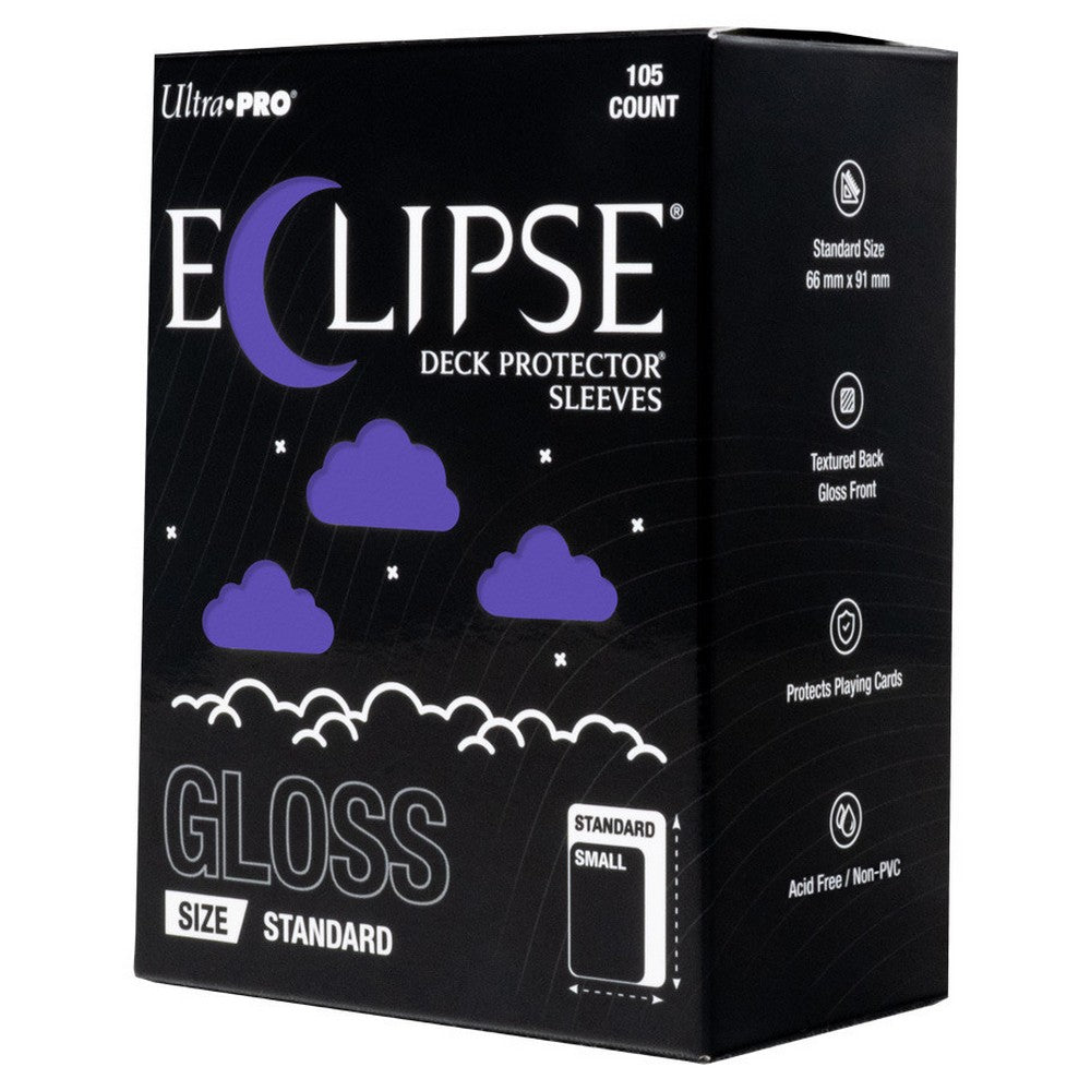 PREORDER Ultra Pro: UP16706 ECLIPSE Gloss Standard DECK PROTECTOR Sleeves: Royal Purple - 105ct