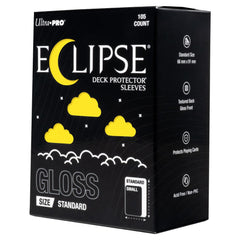 PREORDER Ultra Pro: UP16707 ECLIPSE Gloss Standard DECK PROTECTOR Sleeves: Lemon Yellow - 105ct