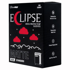 PREORDER Ultra Pro: UP16684 ECLIPSE Matte Standard DECK PROTECTOR Sleeves: Apple Red - 105ct