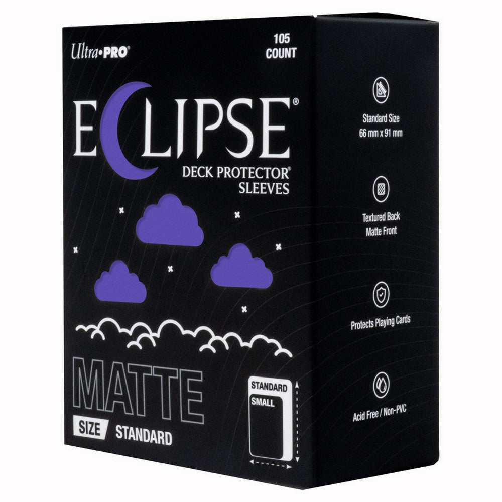 PREORDER Ultra Pro: UP16686 ECLIPSE Matte Standard DECK PROTECTOR Sleeves: Royal Purple - 105ct