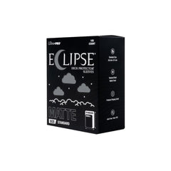 PREORDER Ultra Pro: UP16689 ECLIPSE Matte Standard DECK PROTECTOR Sleeves: Smoke Grey - 105ct