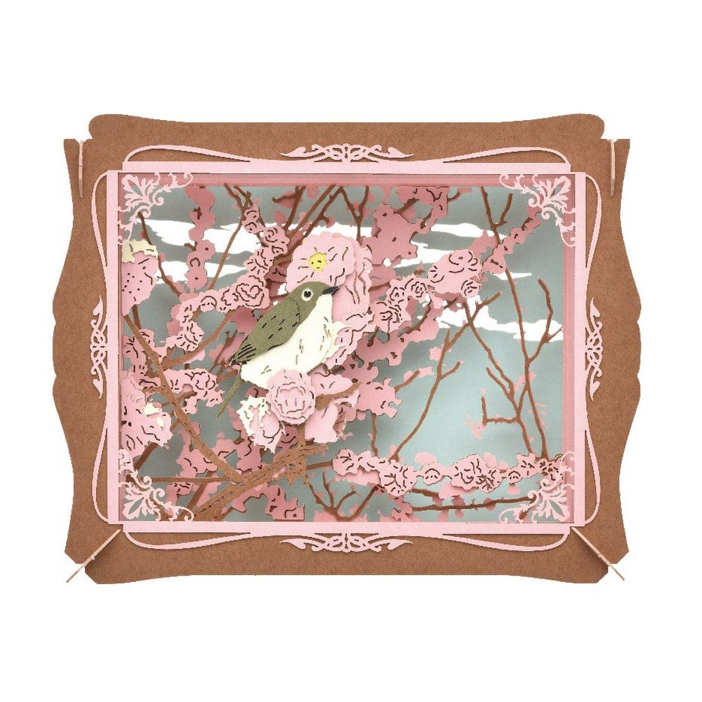 PREORDER ENSKY - Paper Theater - Plum Blossoms and Japanese White-Eye