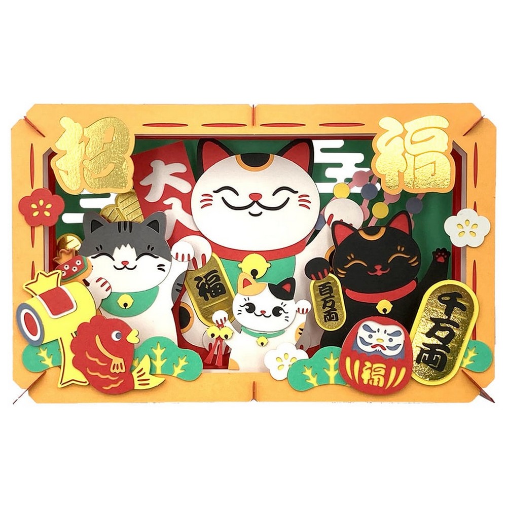 PREORDER ENSKY - Paper Theater Large - Good Luck Cat