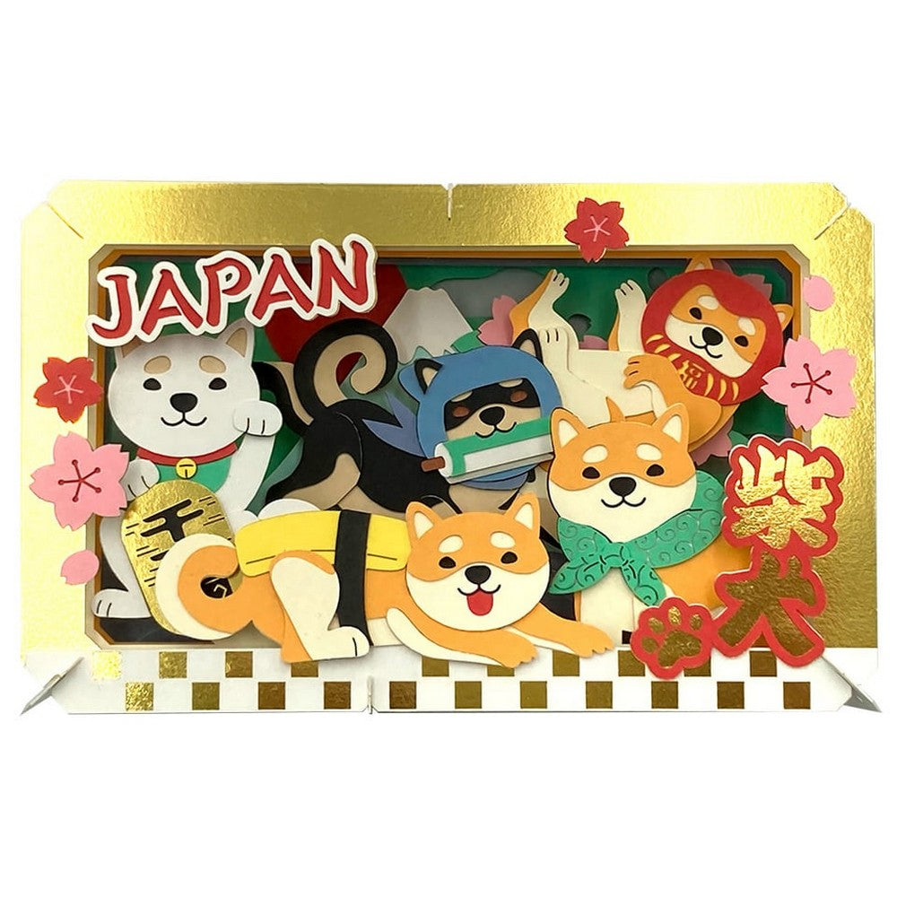 PREORDER ENSKY - Paper Theater Large - A lot of Shiba Inu
