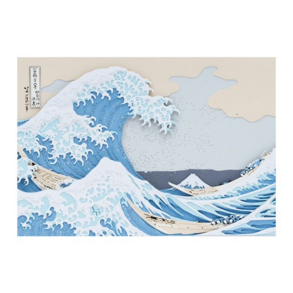 PREORDER U2 ENSKY - Paper Shadow Art Plus SA-C01X Hokusai Katsushika- Waves