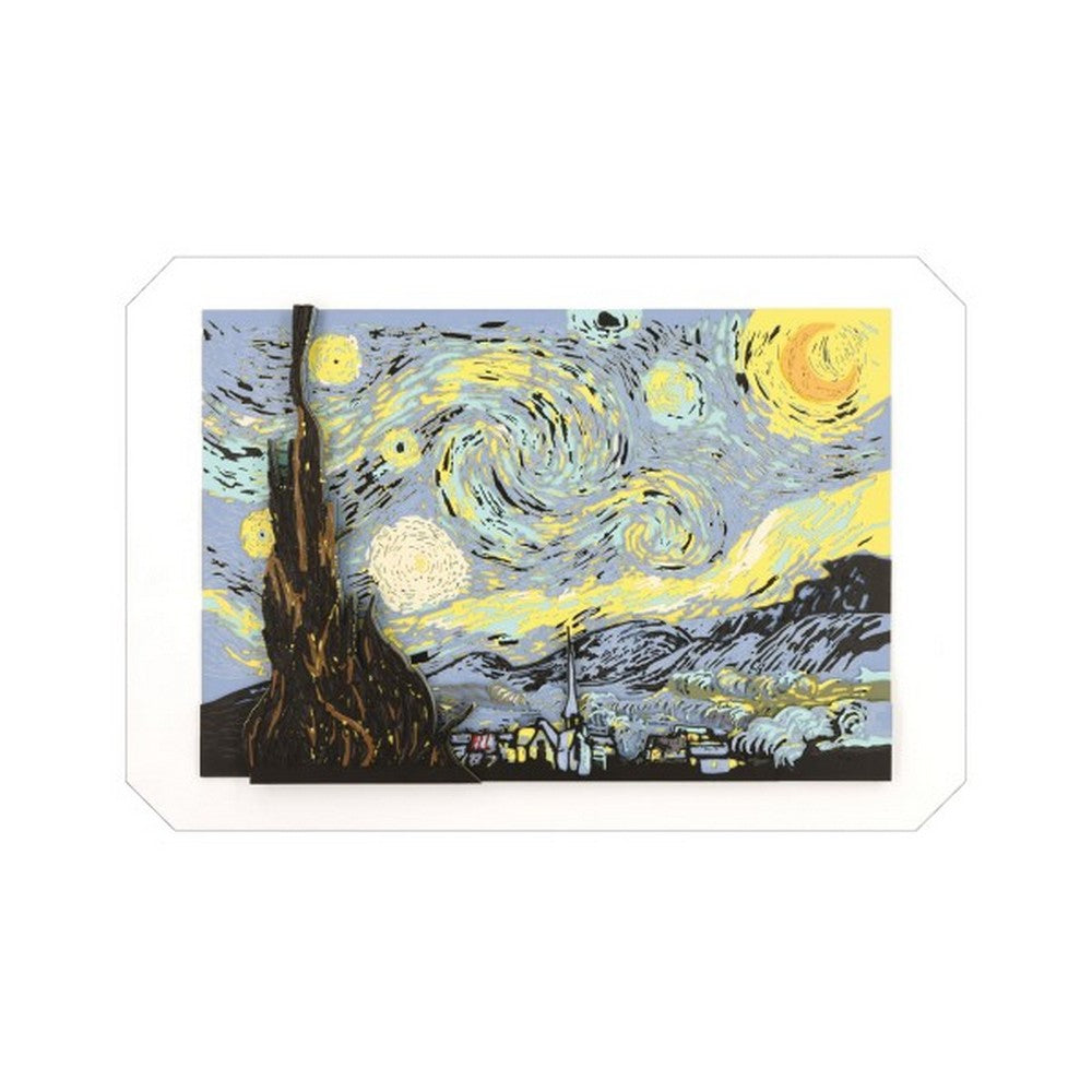PREORDER U2 ENSKY - Paper Shadow Art Plus SA-C04 Van Gogh The starry night
