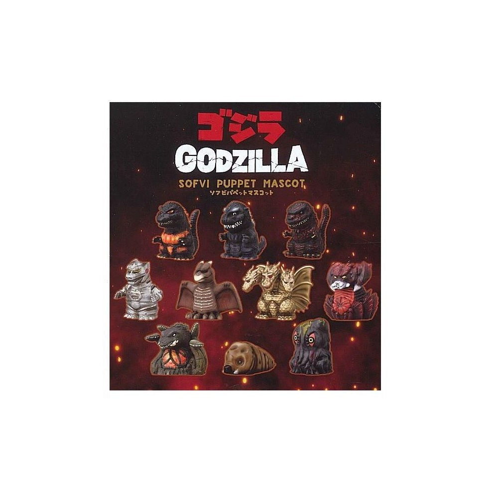 PREORDER U2 ENSKY - Finger Puppet - Godzilla - Soft Vinyl Puppet Mascot