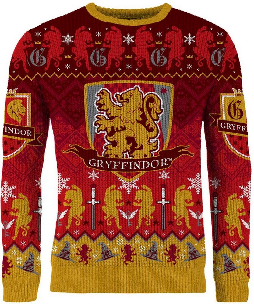 PREORDER Gryffindor House Crest Christmas Jumper (Size XL)