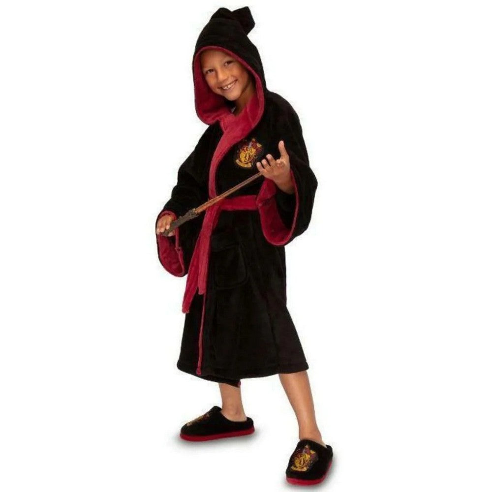 PREORDER Harry Potter: Gryffindor Kids Poly Fleece Robe Kids XL 13-15