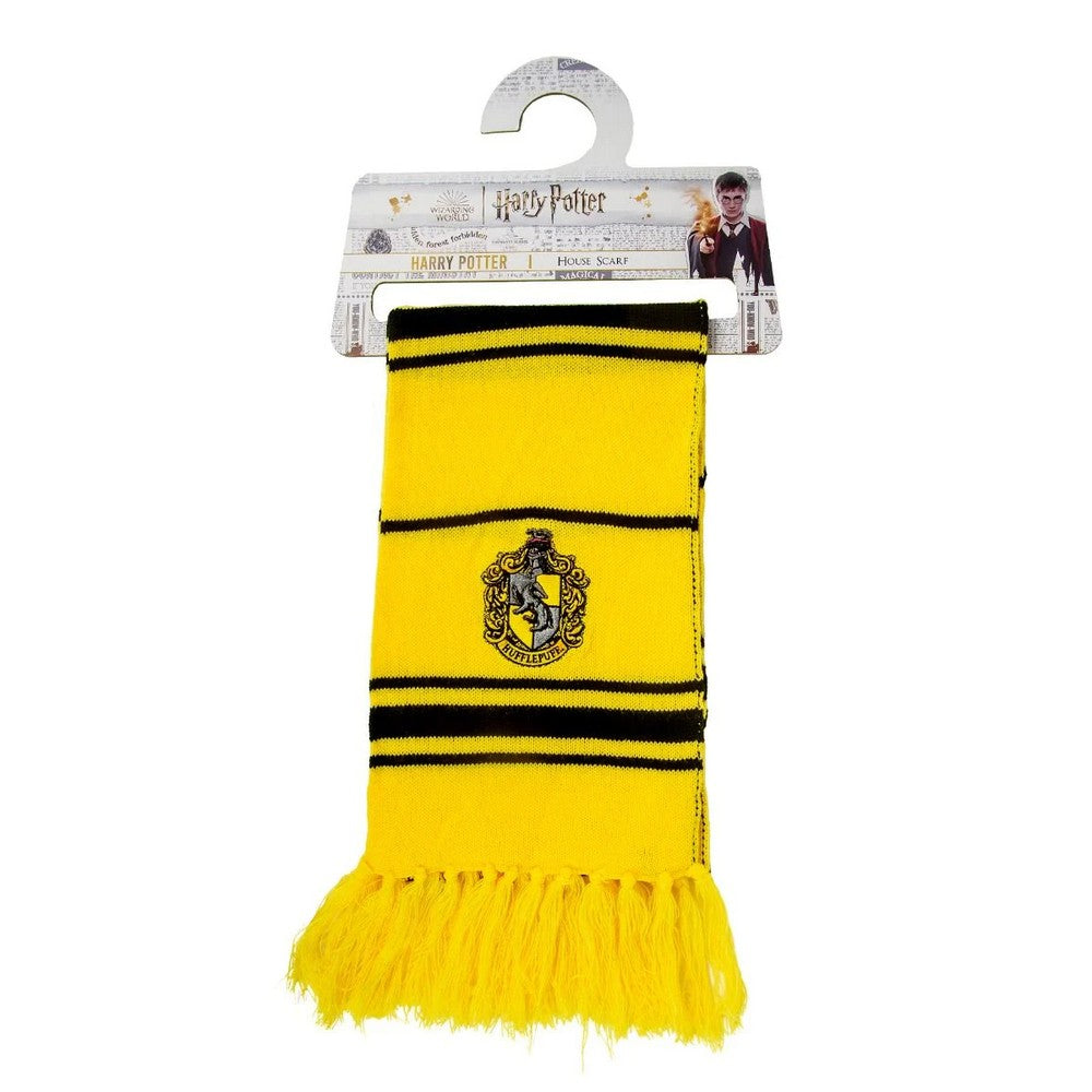 PREORDER Harry Potter: Hufflepuff Thin Stripes Scarf (Hanger)