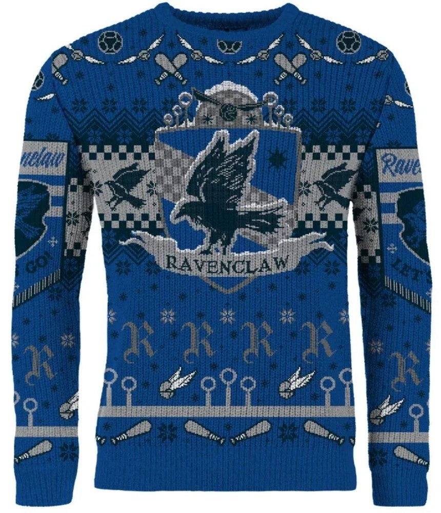 PREORDER Harry Potter: Ravenclaw Quidditch Christmas Jumper (Size: XXXXL)