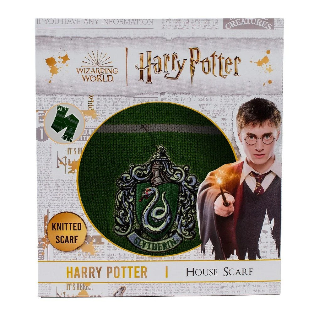 PREORDER Harry Potter: Slytherin Thin Stripes Scarf (Boxed)