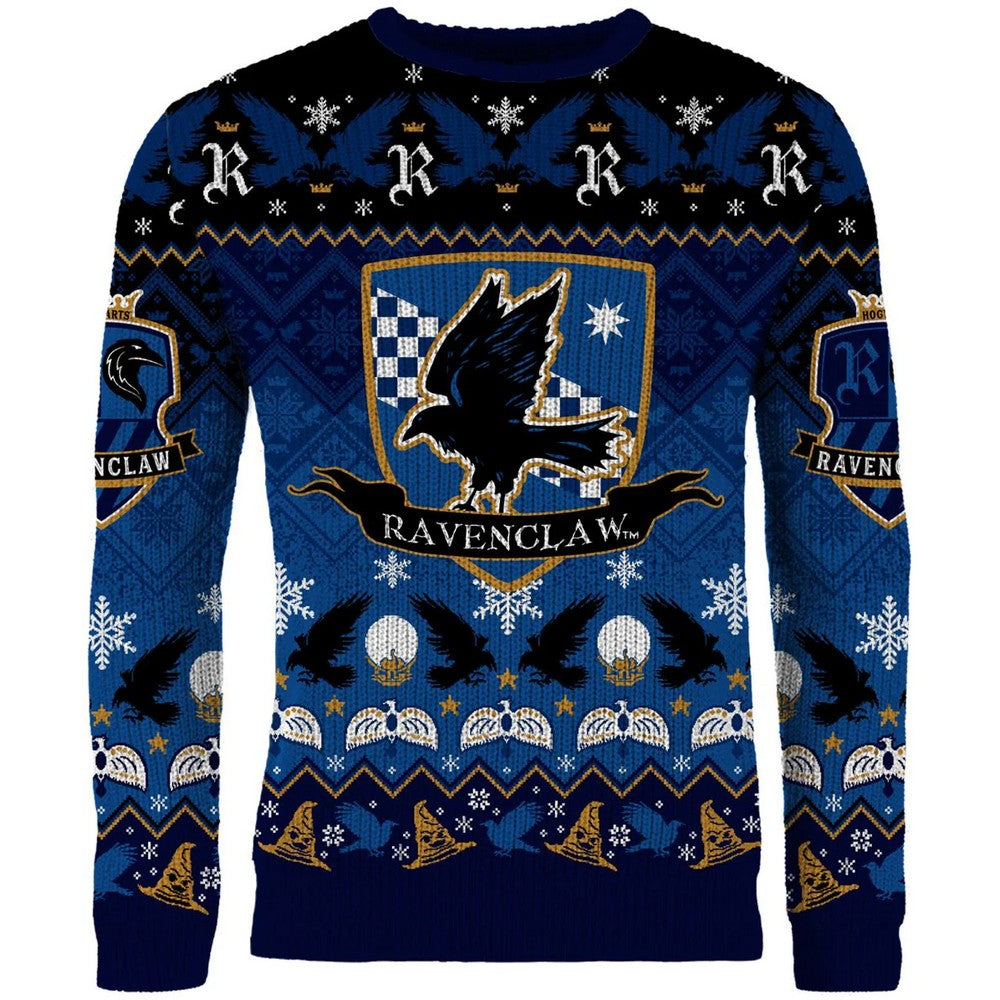 PREORDER Ravenclaw House Crest Christmas Jumper (Size XXXL)