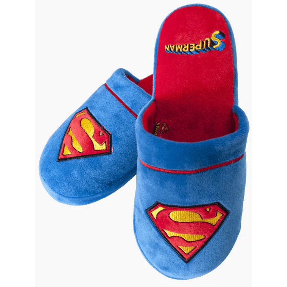 PREORDER Superman: Logo Slippers (Adult One Size Fits Most)