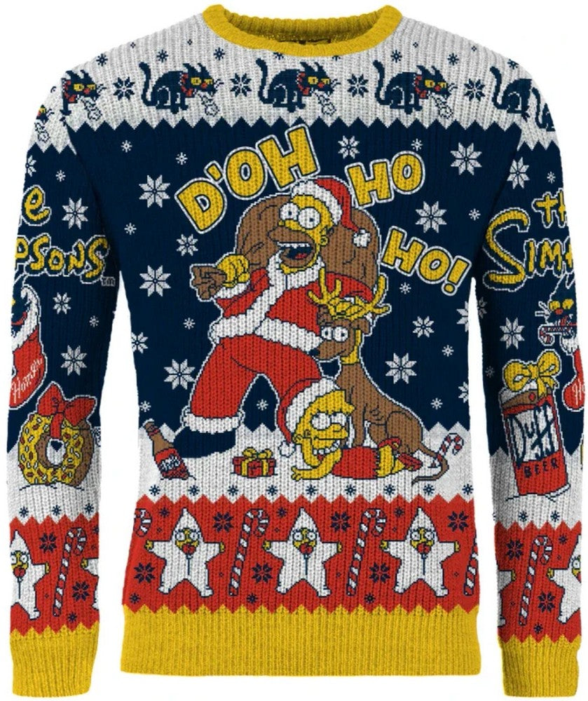PREORDER The Simpsons: Christmas Jumper (Size: XL)