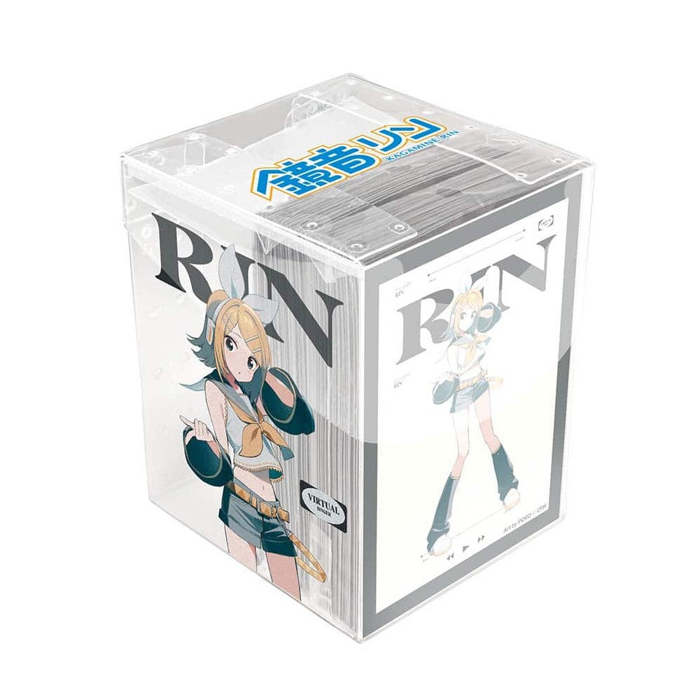 PREORDER Ultra Pro: UP16831 Hatsune Miku - Retro Soundscapes: Rin 100ct DECK PROTECTOR Sleeves Clear Box