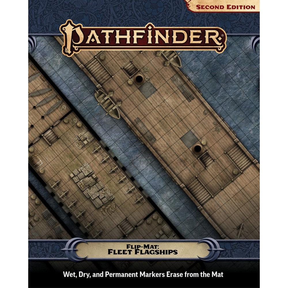PREORDER Pathfinder Accessories: Flip-Mat: Fleet Flagship