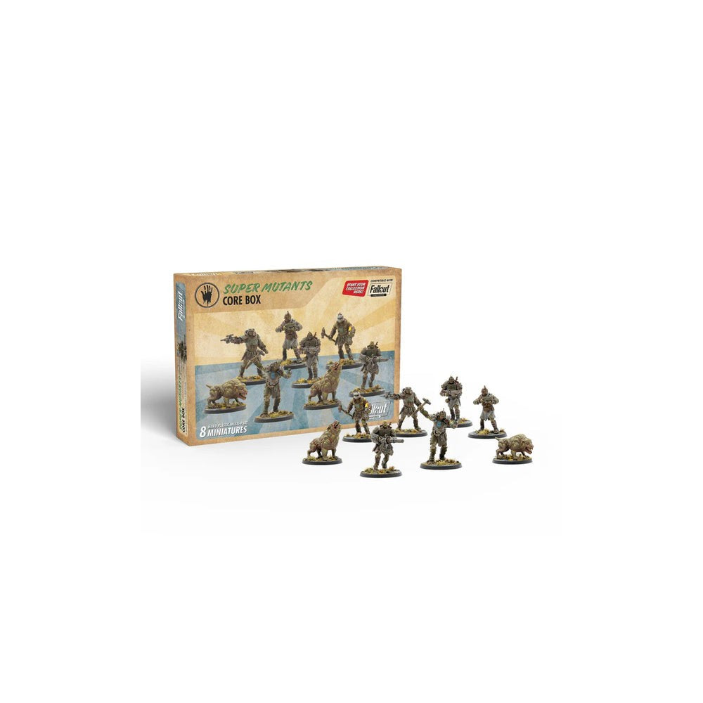 PREORDER Fallout Miniatures: Super Mutants Core Set (Plastic)