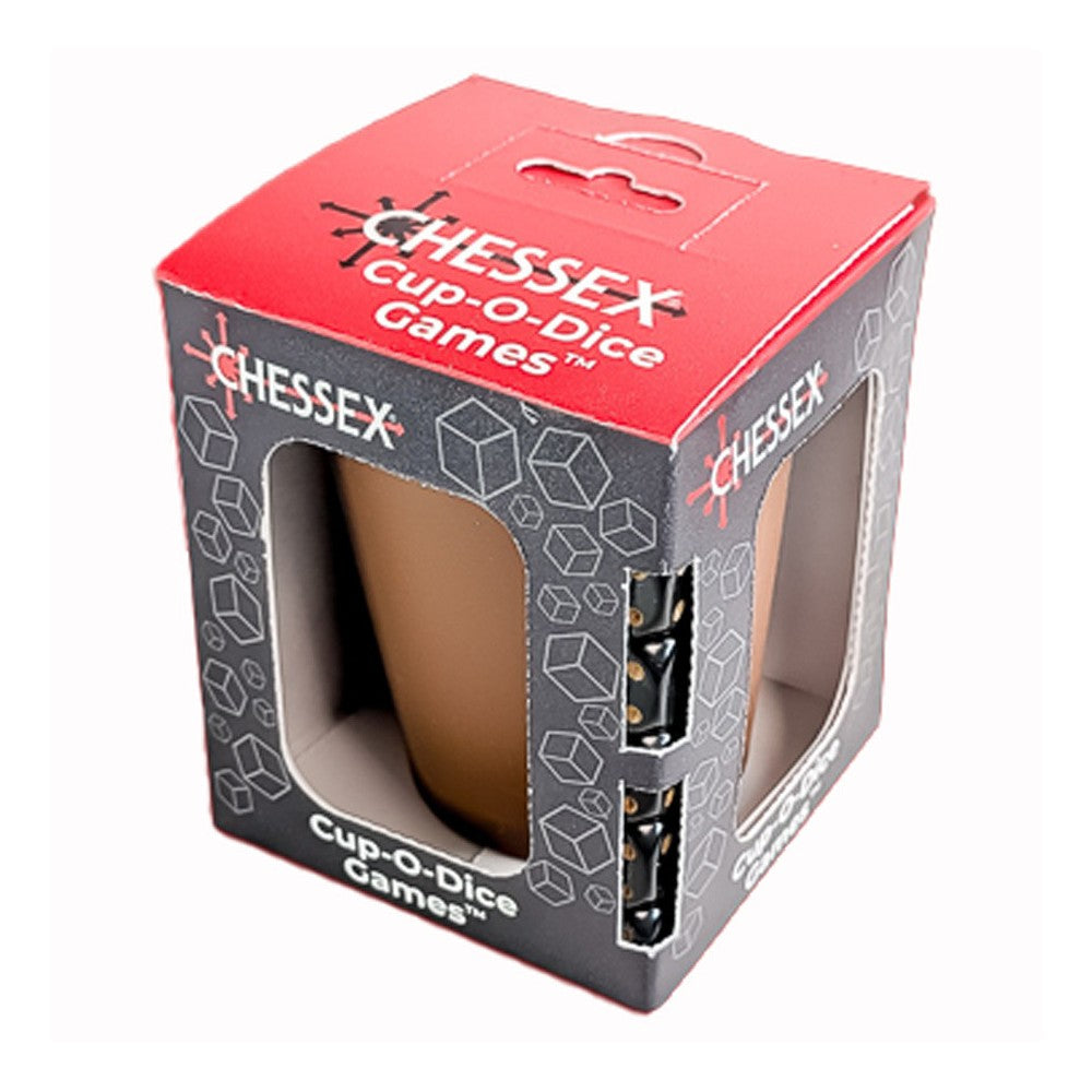 CHX 89109 Cup-O-Dice Games Brown