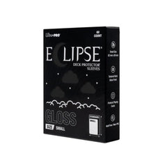 PREORDER Ultra Pro: UP16710 ECLIPSE Gloss Small DECK PROTECTOR Sleeves: Jet Black - 60ct