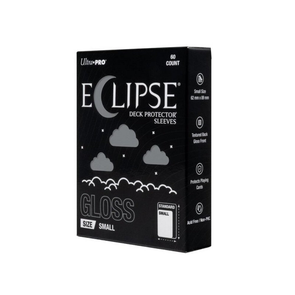 PREORDER Ultra Pro: UP16719 ECLIPSE Gloss Small DECK PROTECTOR Sleeves: Smoke Grey - 60ct