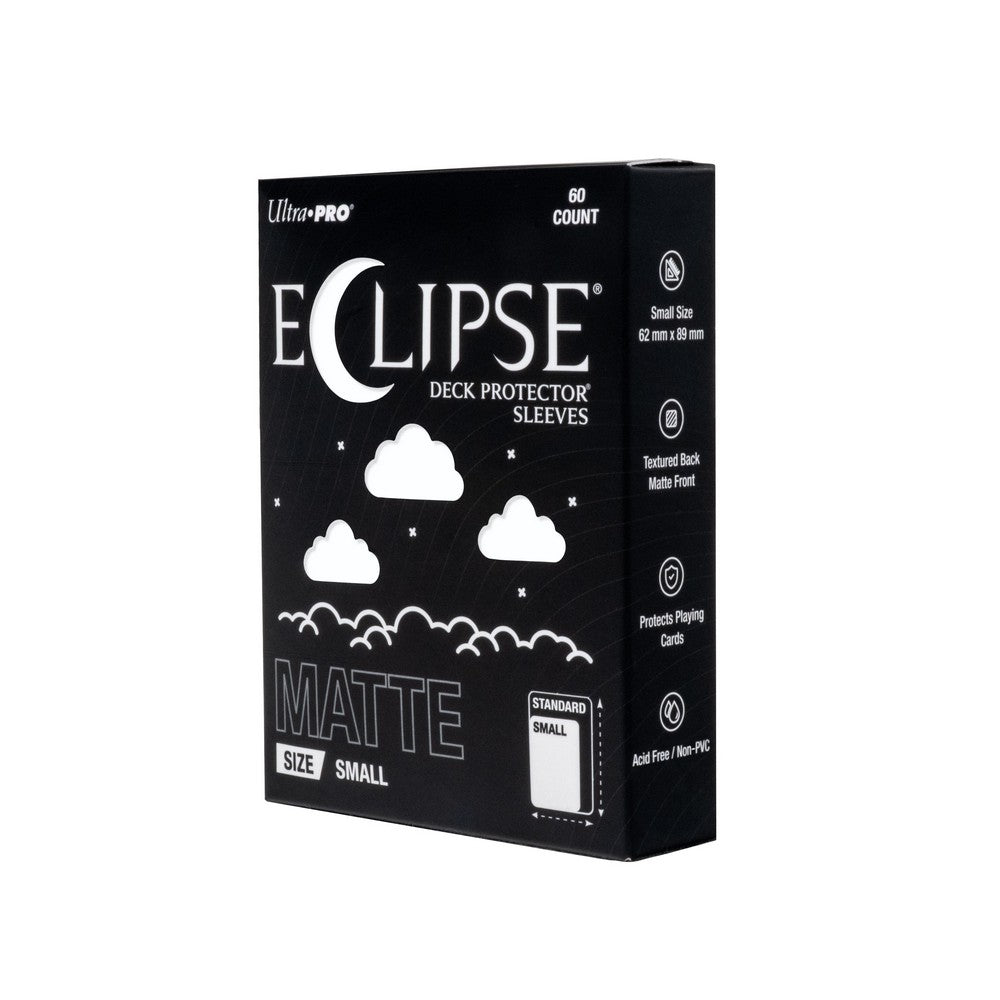 PREORDER Ultra Pro: UP16691 ECLIPSE Matte Small DECK PROTECTOR Sleeves: Arctic White - 60ct