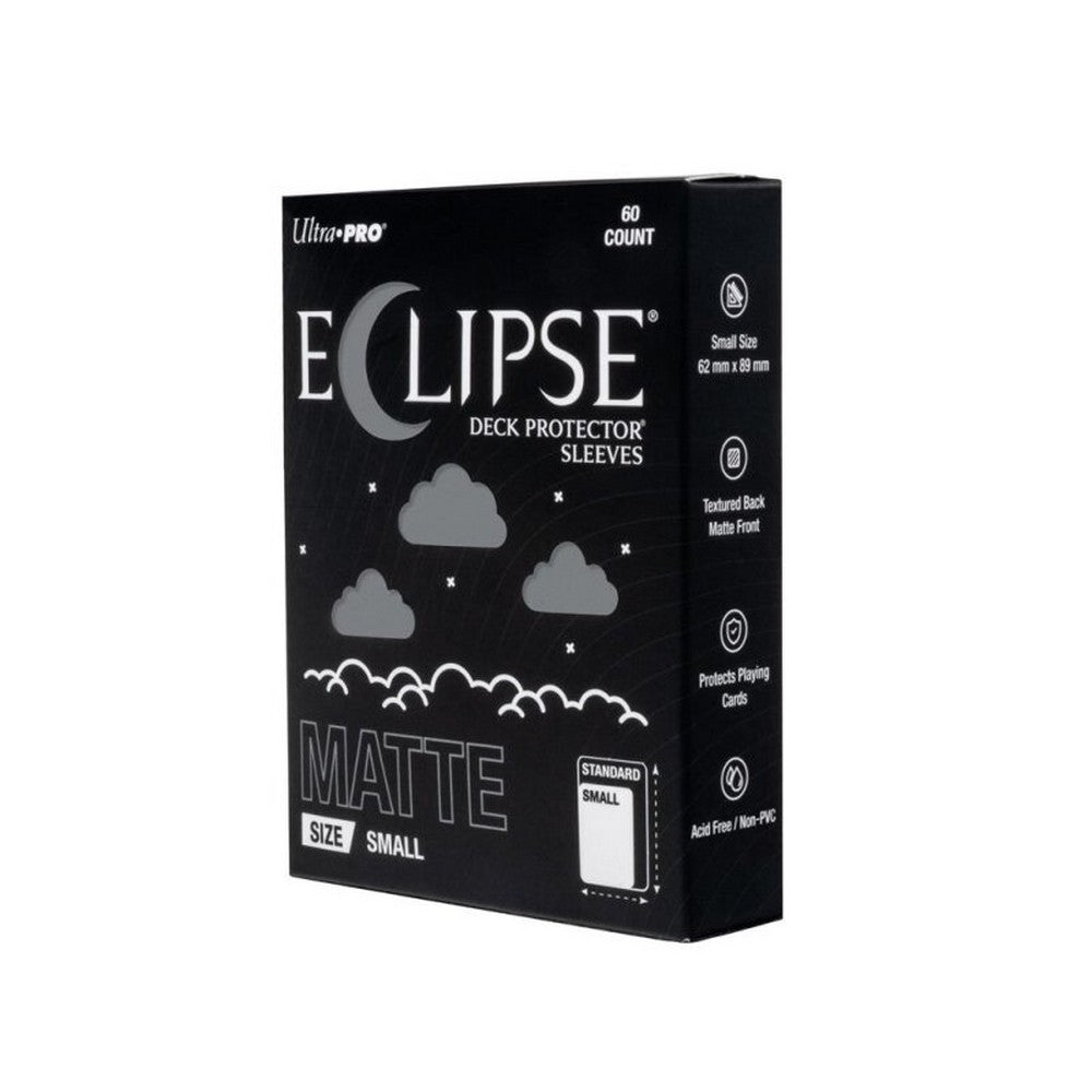 PREORDER Ultra Pro: UP16699 ECLIPSE Matte Small DECK PROTECTOR Sleeves: Smoke Grey - 60ct