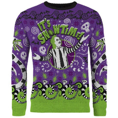 PREORDER Beetlejuice: Christmas Jumper (Size: Large)