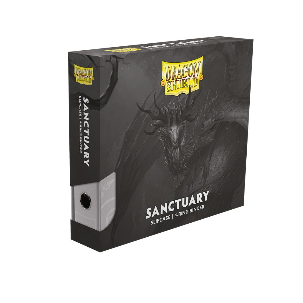 PREORDER Dragon Shield: Sanctuary Slipcase Binder  4-Ring: White
