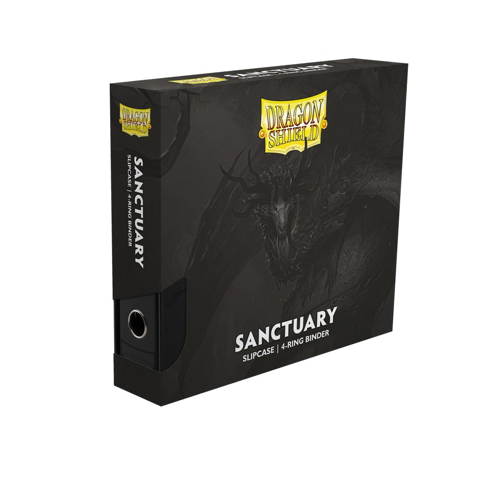 PREORDER Dragon Shield: Sanctuary Slipcase Binder  4-Ring: Black