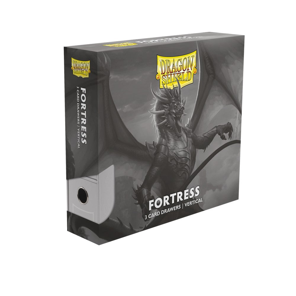 PREORDER Dragon Shield: Fortress Card Drawers  Vertical: Size 3XL  White