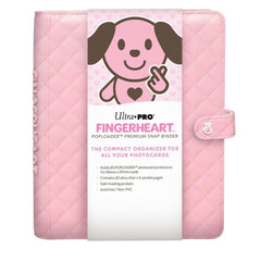 PREORDER Ultra Pro: UP16801 FINGERHEART Blush POPLOADER Premium Snap Binder