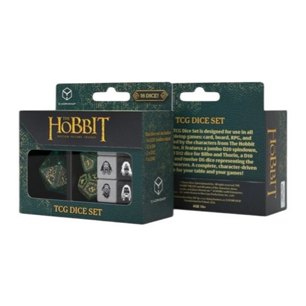 PREORDER Q Workshop - The Hobbit Spindown D20 - Aether TCG Jumbo Die