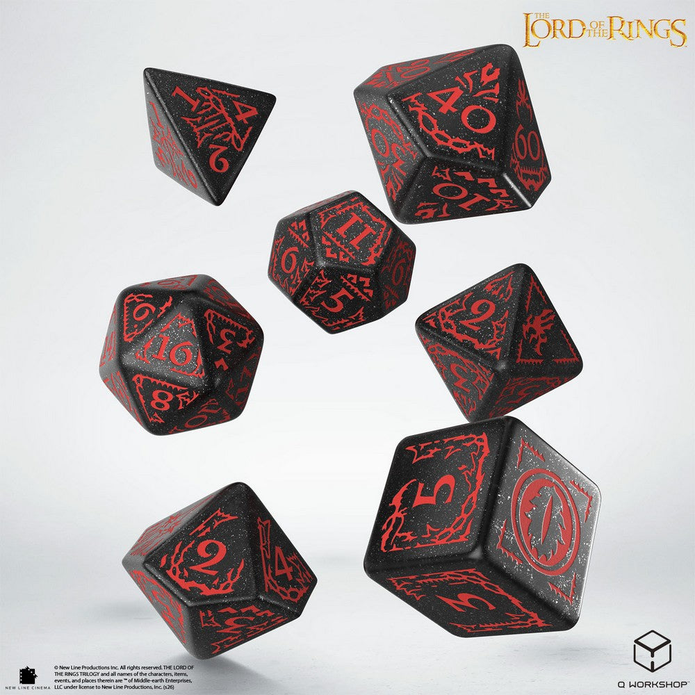 PREORDER Q Workshop - The Lord of the Rings: Mordor Dice Set