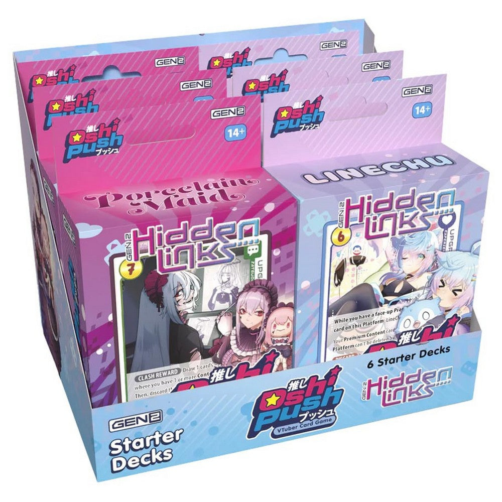 Oshi Push TCG: Gen Two: Starter Deck Display