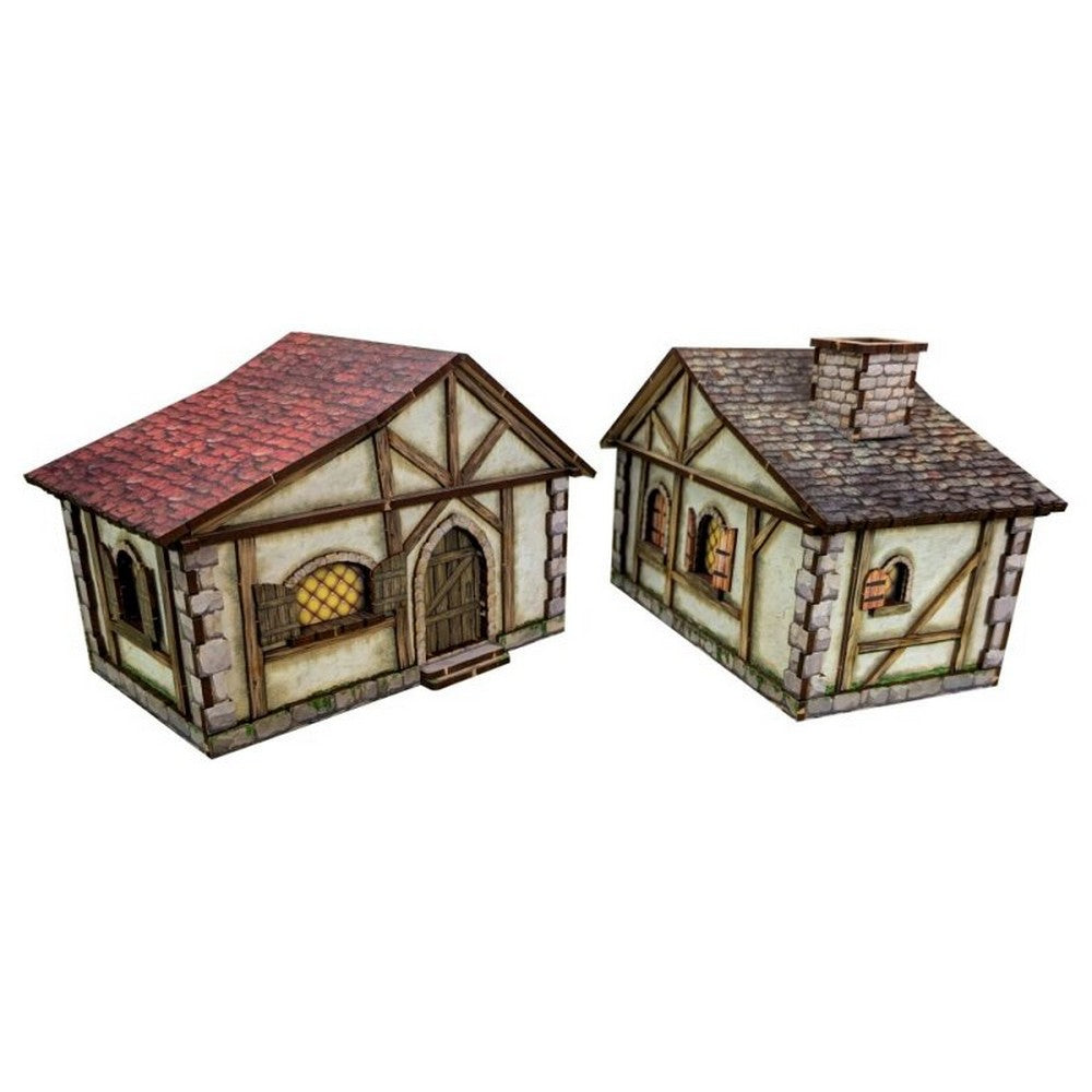PREORDER Micro Art Studio - Fantasy Cottages (2) PREPAINTED