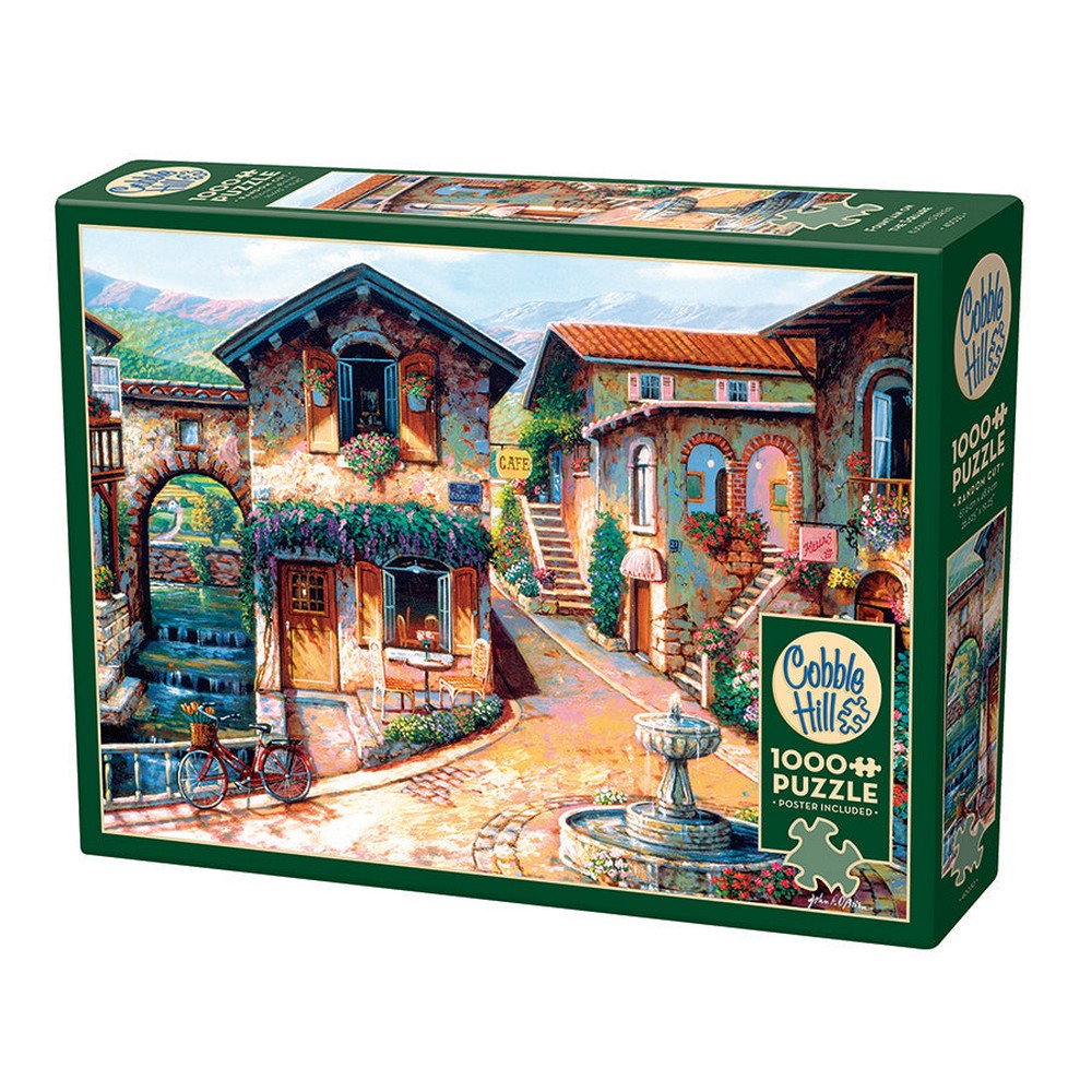 PREORDER Puzzle - Cobble Hill - Fountain on the Square 1000pc